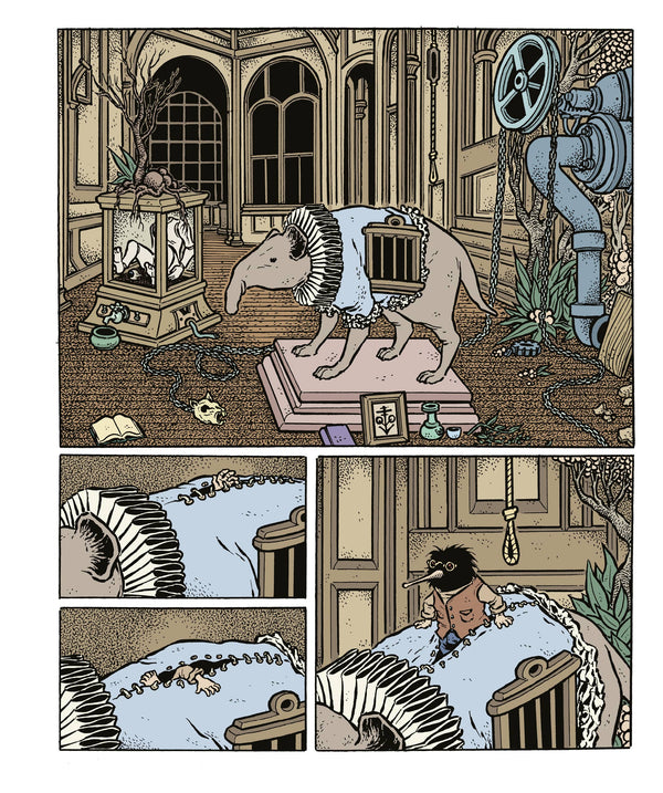 Cochléa & Eustachia par Hans Rickheit