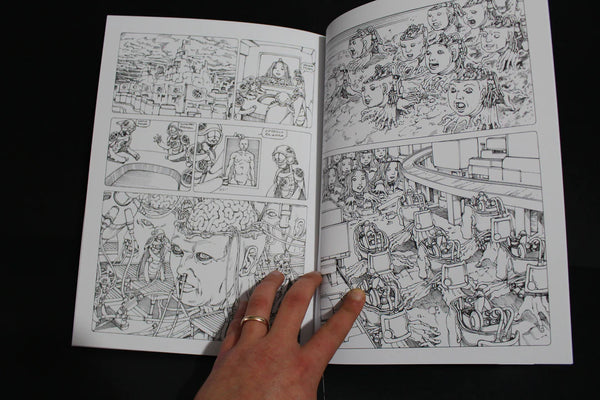 Industrial Revolution and World War par Shintaro Kago (sans textes) - (publié par Hollow Press)